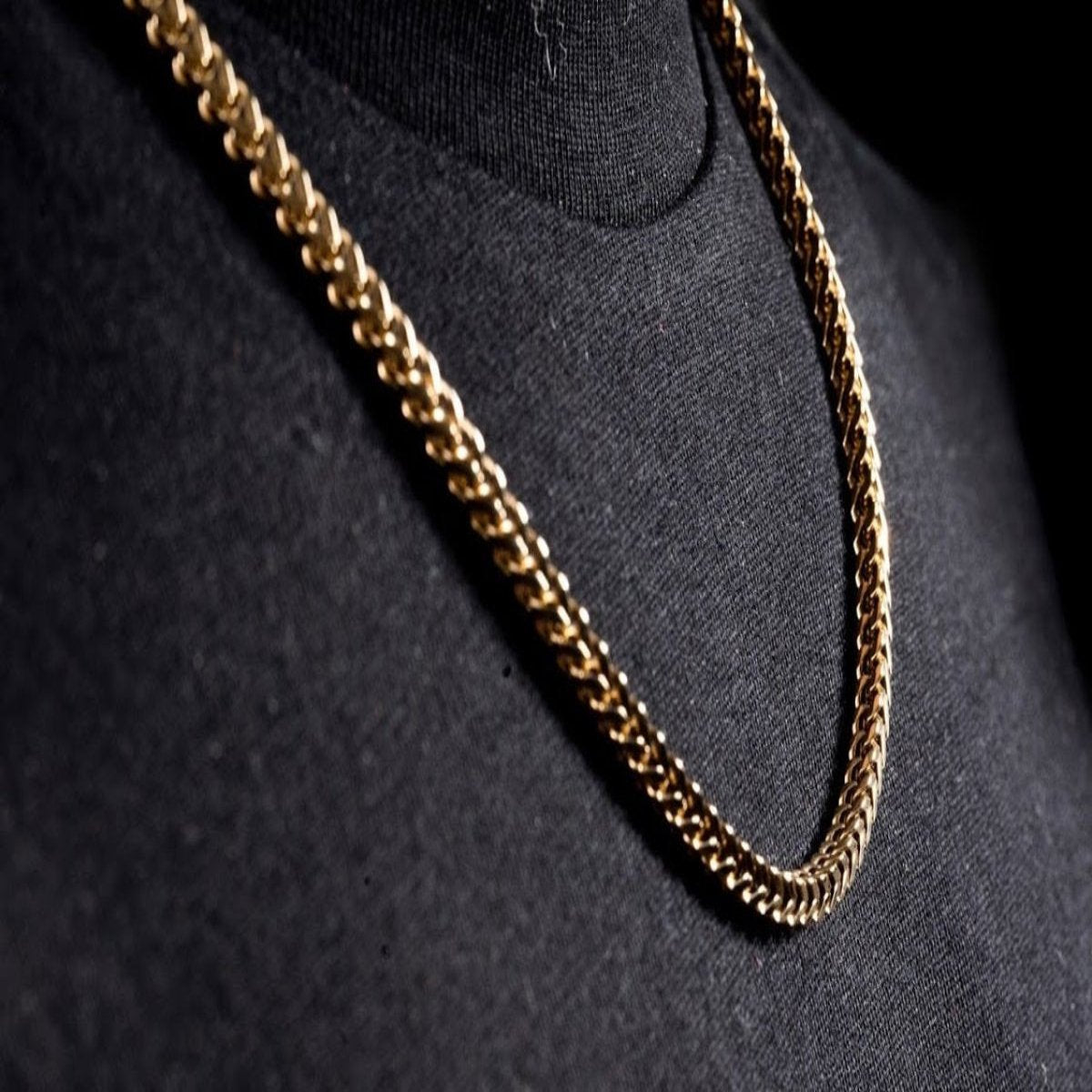 Franco Chain 3mm - Yellow Gold