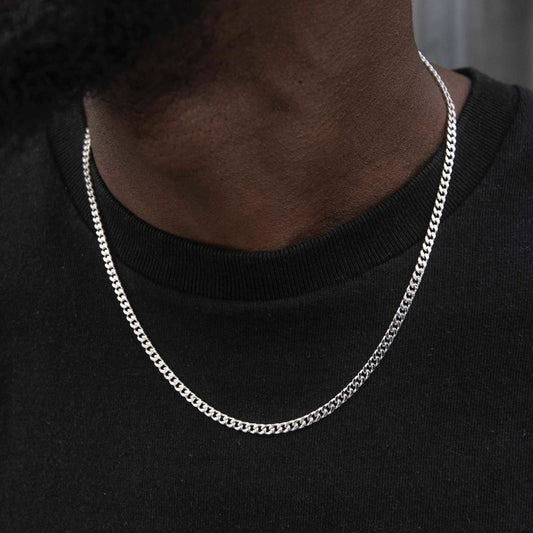 Micro Miami Cuban Chain 3mm - White Gold