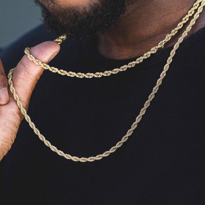 Rope Chain 2mm - Yellow Gold