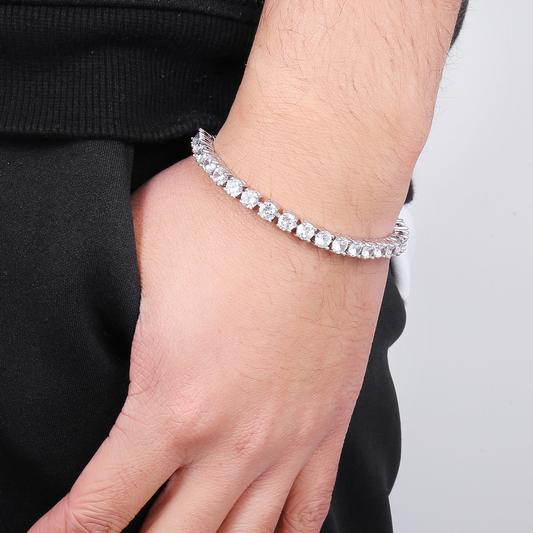 Tennis Bracelet 5mm - White Gold