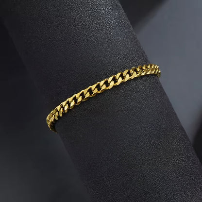 Miami Cuban Bracelet 5mm - Yellow Gold