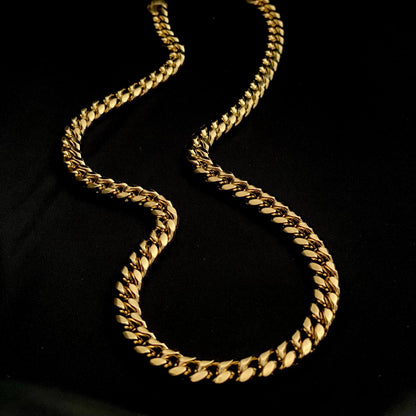 Miami Cuban Chain 8mm - Yellow Gold