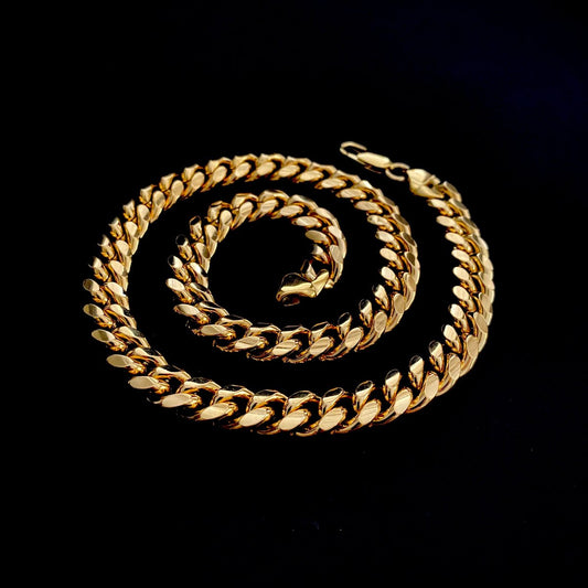 Miami Cuban Chain 10mm - Yellow Gold