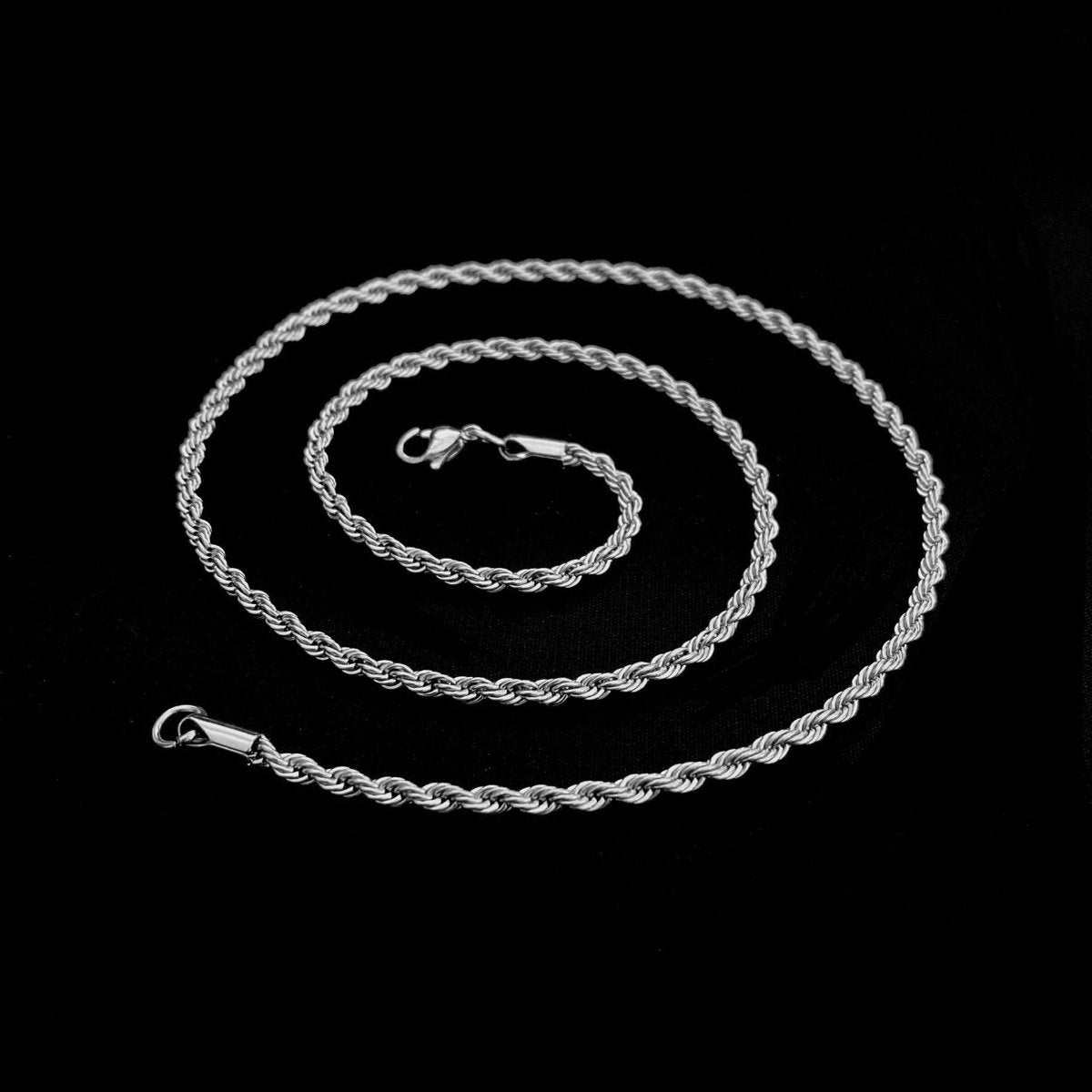 Rope Chain 2mm - White Gold