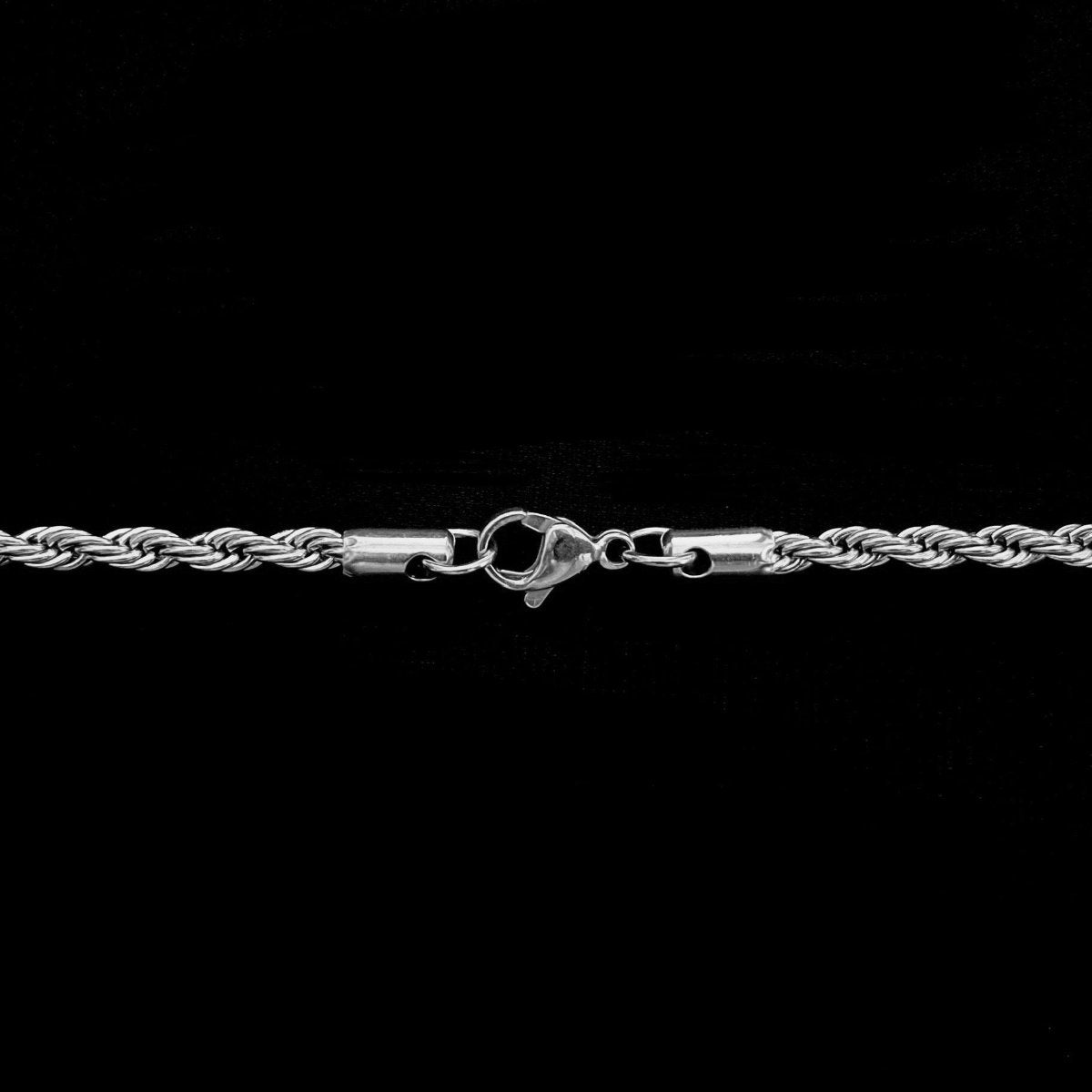 Rope Chain 4mm - White Gold