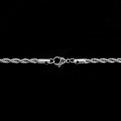 Rope Chain 4mm - White Gold