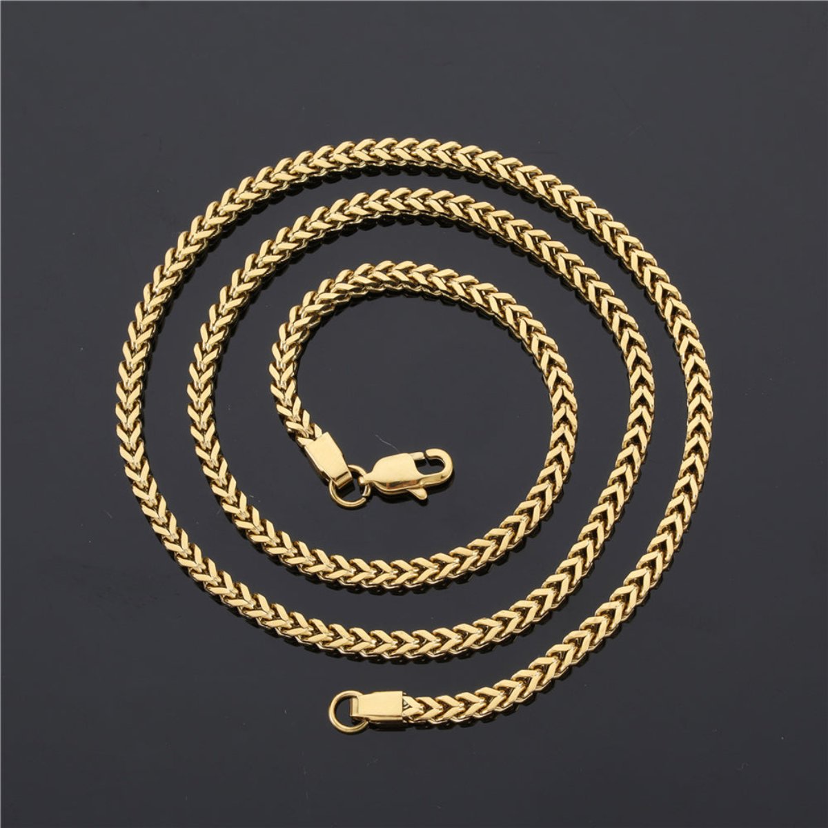 Franco Chain 3mm - Yellow Gold