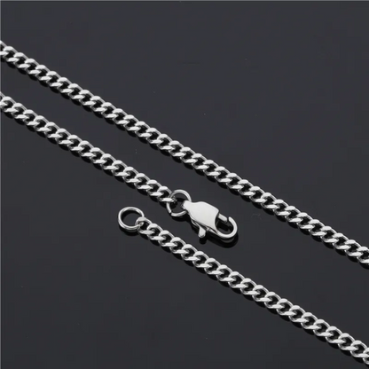 Micro Miami Cuban Chain 3mm - White Gold